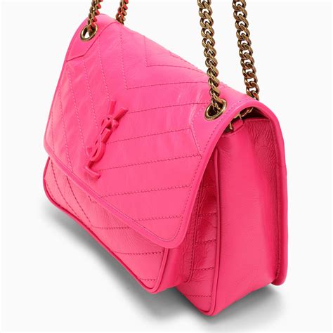 borsa saint laurent fucsia